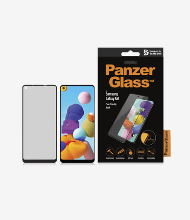 PanzerGlass - Geam Securizat Case Friendly pentru Samsung Galaxy A21, black