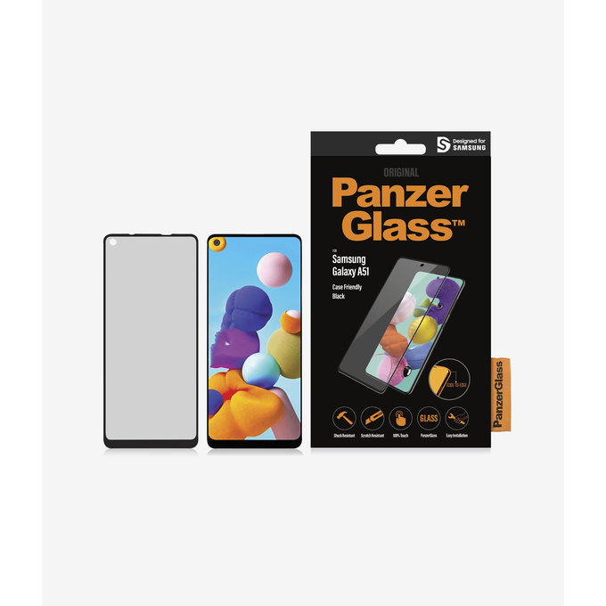 PanzerGlass - Geam Securizat Case Friendly pentru Samsung Galaxy A21, black