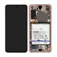 Samsung Galaxy S21 G991B - Ecran LCD + Sticlă Tactilă + Ramă + Baterie (Phantom Violet) - GH82-24716B, GH82-24718B Genuine Service Pack