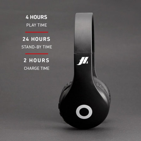 SBS Music Hero - Că?ti fără fir stereo cu microfon, negre