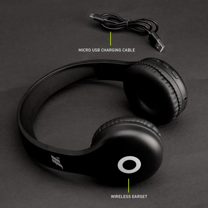 SBS Music Hero - Că?ti fără fir stereo cu microfon, negre