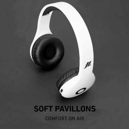 SBS - Că?ti fără fir cu microfon, alb