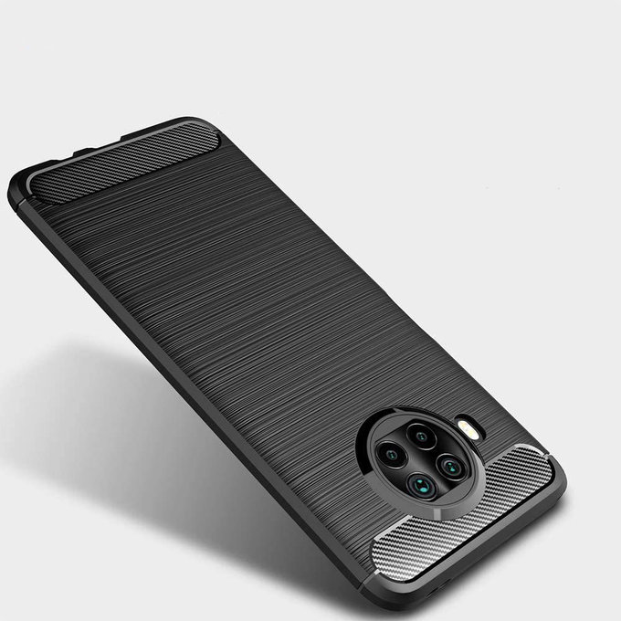 Tech-Protect - Husă TPU Carbon pentru Xiaomi Mi 10T Lite, neagră