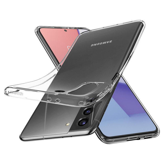 Spigen - Husă Liquid Crystal pentru Samsung Galaxy S21 +, transparentă