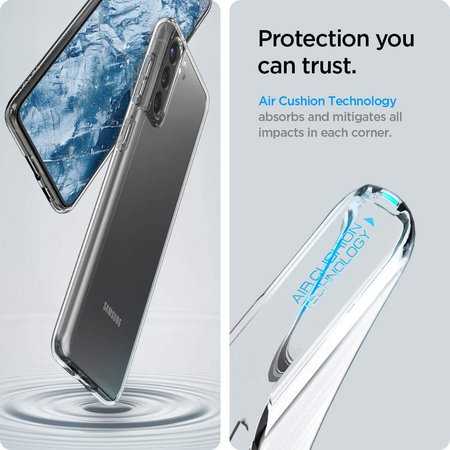Spigen - Husă Liquid Crystal pentru Samsung Galaxy S21 +, transparentă