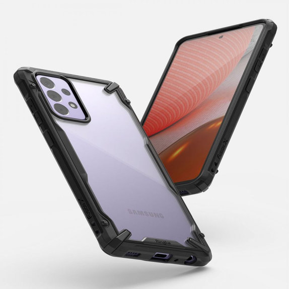 Ringke - Husă Fusion X pentru Samsung Galaxy A72 5G, neagră