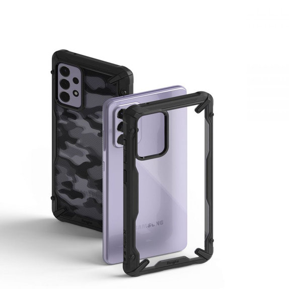 Ringke - Husă Fusion X pentru Samsung Galaxy A72 5G, neagră