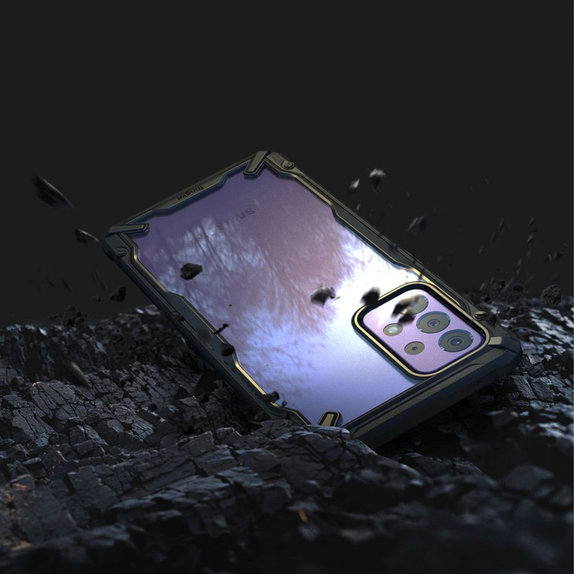 Ringke - Husă Fusion X pentru Samsung Galaxy A72 5G, neagră