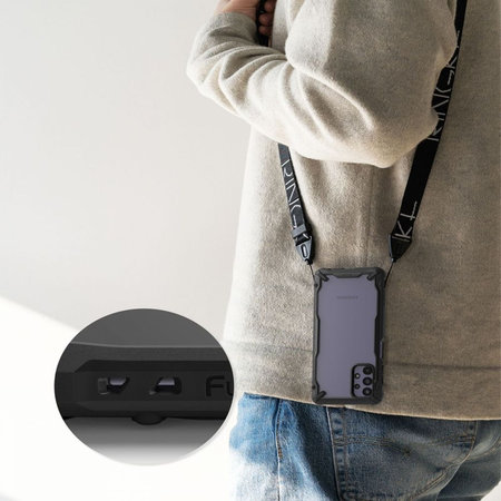 Ringke - Husă Fusion X pentru Samsung Galaxy A32 5G, negru