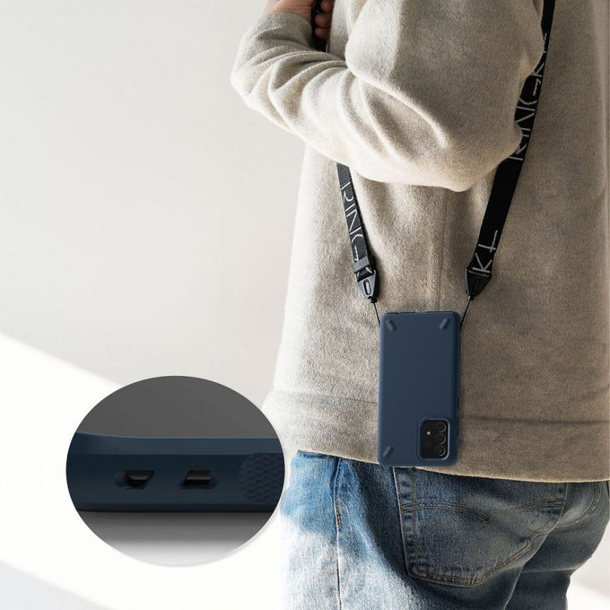 Ringke - Husă Onyx pentru Samsung Galaxy A72 5G, albastră