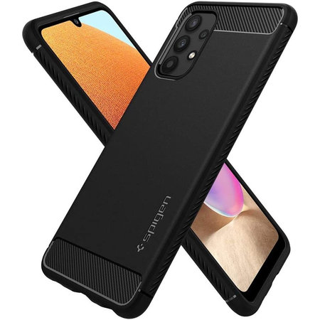 Spigen - Husă Rugged Armor pentru Samsung Galaxy A32 5G, negru