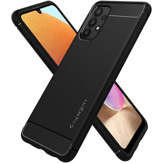 Spigen - Husă Rugged Armor pentru Samsung Galaxy A32 5G, negru