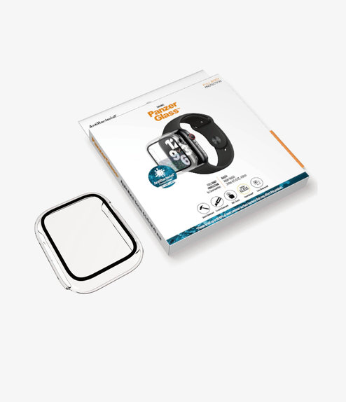 PanzerGlass - Geam securizat Full Body AB pentru Apple Watch 4, 5, 6, SE (1st gen) & SE (2nd gen) 40mm, transparent