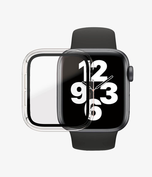 PanzerGlass - Geam securizat Full Body AB pentru Apple Watch 4, 5, 6, SE (1st gen) & SE (2nd gen) 40mm, transparent