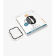 PanzerGlass - Geam securizat Full Body AB pentru Apple Watch 4, 5, 6, SE (1st gen) & SE (2nd gen) 44mm, transparent