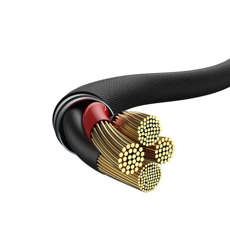 Baseus - Lightning / USB-C Cablu (1m), alb