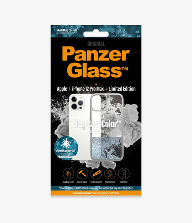 PanzerGlass - Caz ClearCase AB pentru iPhone 12 Pro Max, silver