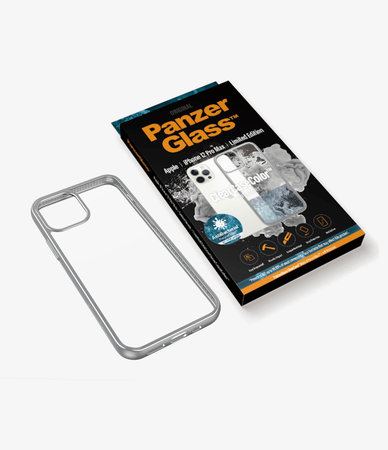 PanzerGlass - Caz ClearCase AB pentru iPhone 12 Pro Max, silver