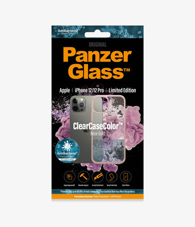 PanzerGlass - Husă ClearCase AB pentru iPhone 12/12 Pro, rose gold
