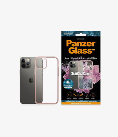 PanzerGlass - Husă ClearCase AB pentru iPhone 12/12 Pro, rose gold