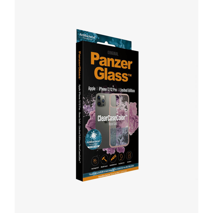 PanzerGlass - Husă ClearCase AB pentru iPhone 12/12 Pro, rose gold