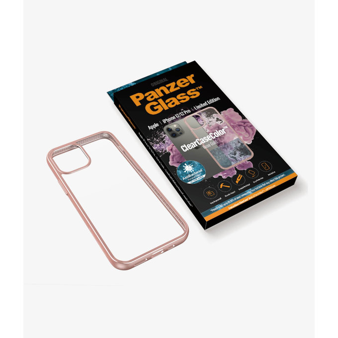 PanzerGlass - Husă ClearCase AB pentru iPhone 12/12 Pro, rose gold