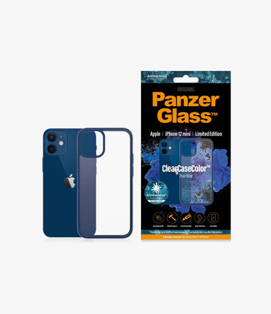 PanzerGlass - Caz ClearCase AB pentru iPhone 12 mini, blue