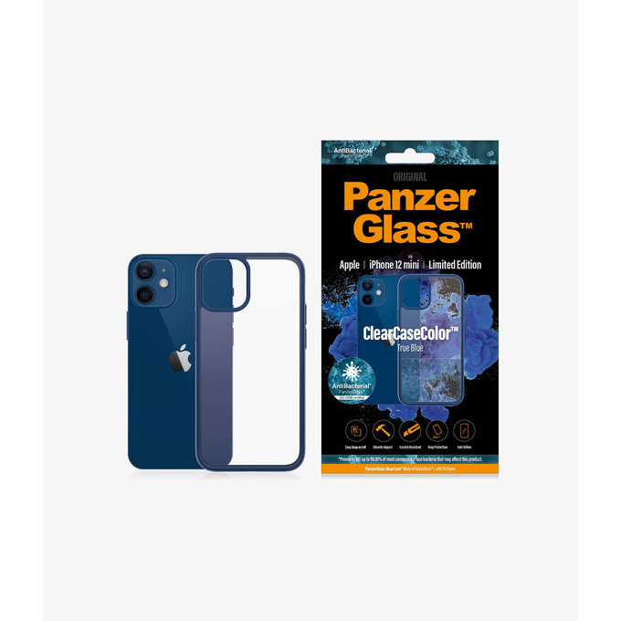 PanzerGlass - Caz ClearCase AB pentru iPhone 12 mini, blue