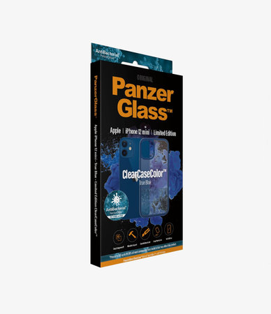 PanzerGlass - Caz ClearCase AB pentru iPhone 12 mini, blue