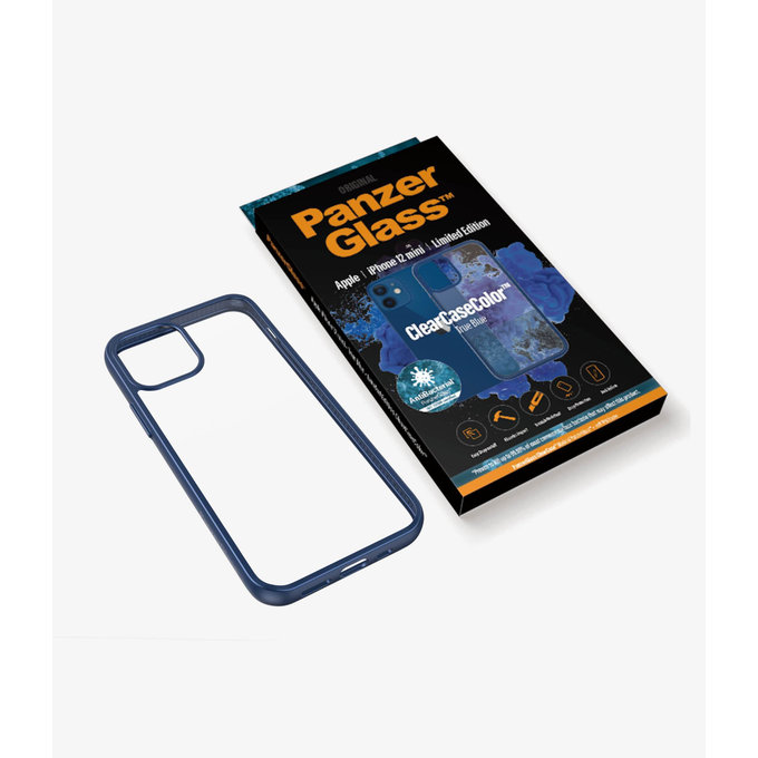 PanzerGlass - Caz ClearCase AB pentru iPhone 12 mini, blue