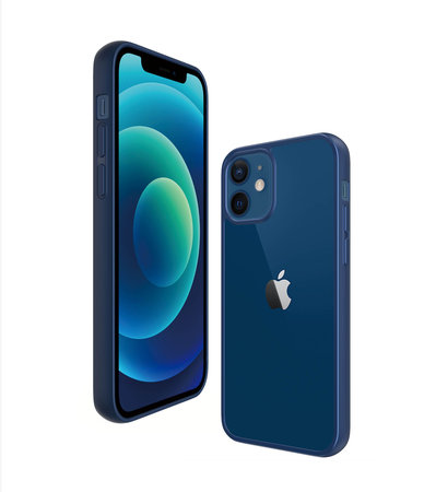 PanzerGlass - Caz ClearCase AB pentru iPhone 12 mini, blue