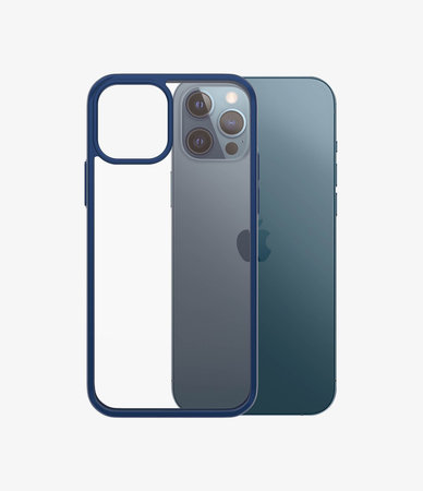 PanzerGlass - Caz ClearCase AB pentru iPhone 12 ?i 12 Pro, blue