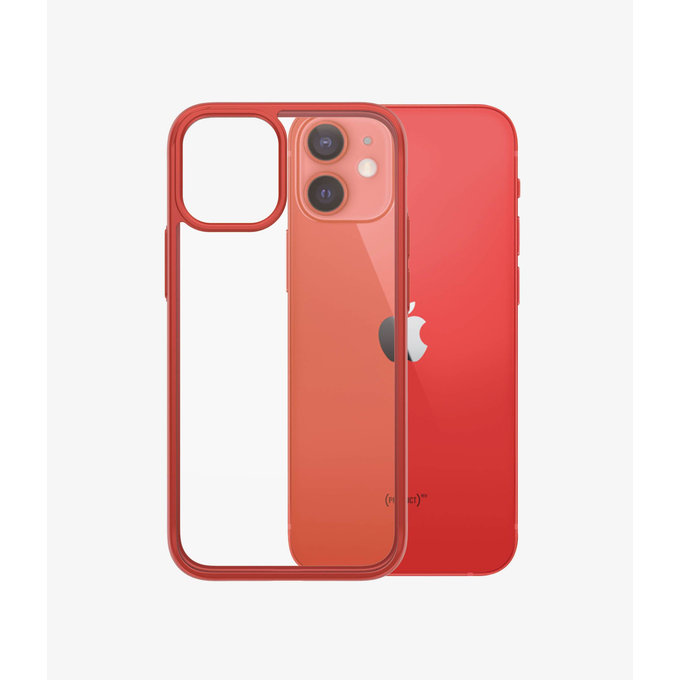 PanzerGlass - Caz ClearCase AB pentru iPhone 12 mini, red