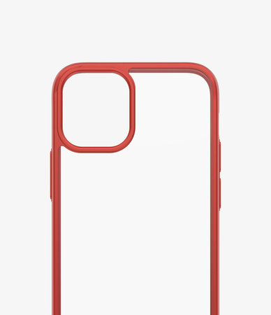 PanzerGlass - Caz ClearCase AB pentru iPhone 12 mini, red