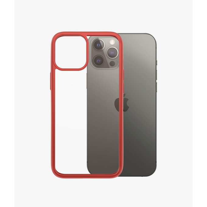 PanzerGlass - Caz ClearCase AB pentru iPhone 12 Pro Max, red