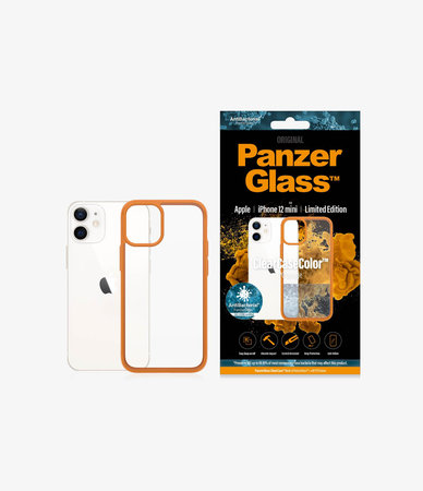 PanzerGlass - Caz ClearCase AB pentru iPhone 12 mini, orange