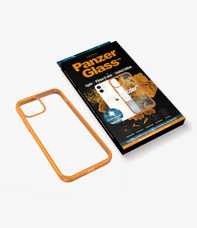 PanzerGlass - Caz ClearCase AB pentru iPhone 12 mini, orange
