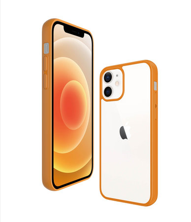 PanzerGlass - Caz ClearCase AB pentru iPhone 12 mini, orange