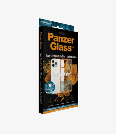 PanzerGlass - Caz ClearCase AB pentru iPhone 12 Pro Max, orange