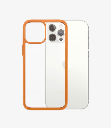 PanzerGlass - Caz ClearCase AB pentru iPhone 12 Pro Max, orange