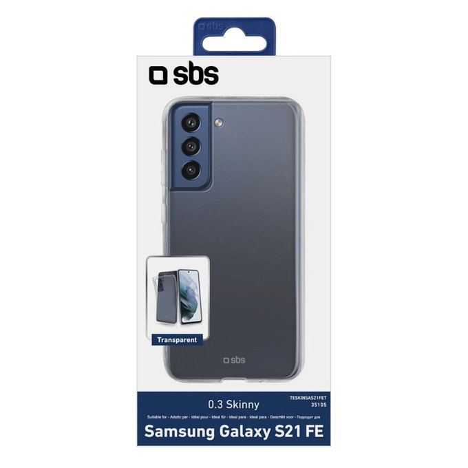 SBS - Caz Skinny pentru Samsung Galaxy S21 FE, transparent