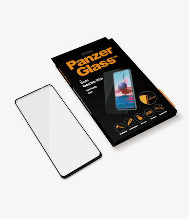 PanzerGlass - Geam Securizat Case Friendly pentru Xiaomi Redmi Note 10, 10S, negru