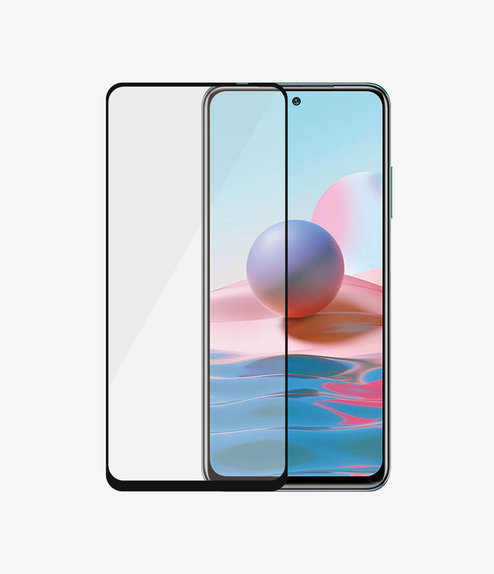 PanzerGlass - Geam Securizat Case Friendly pentru Xiaomi Redmi Note 10, 10S, negru