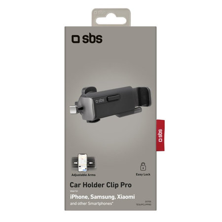 SBS - Car Mount Clip Pro, suport universal pentru ventila?ie, negru