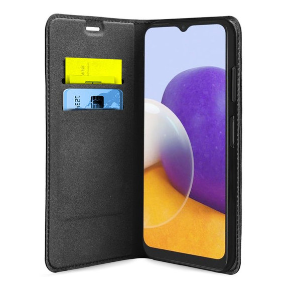 SBS - Caz Book Wallet Lite pentru Samsung Galaxy A22 5G, negru