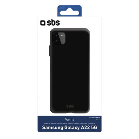 SBS - Caz Vanity pentru Samsung Galaxy A22 5G, negru