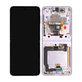 Samsung Galaxy Z Flip 3 F711B - Ecran LCD + Sticlă Tactilă + Ramă (Lavender) - GH82-26273D, GH82-27244D Genuine Service Pack