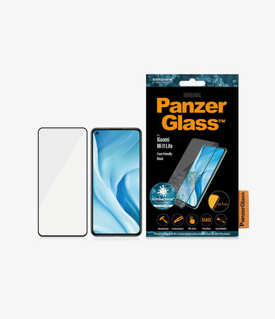 PanzerGlass - Geam Securizat Case Friendly pentru Xiaomi Mi 11 Lite, negru