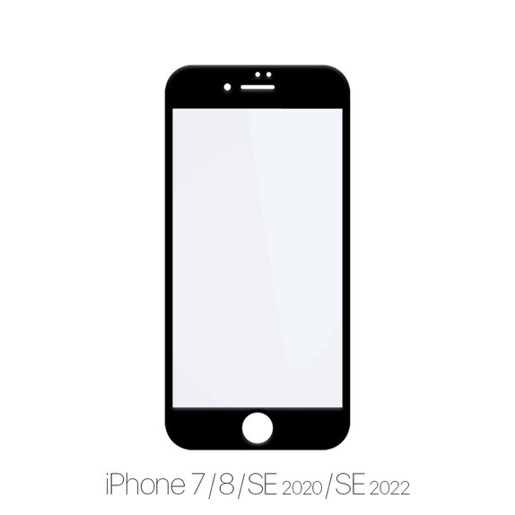 FixPremium FullCover Glass - Geam securizat pentru iPhone 7, 8, SE 2020 & SE 2022