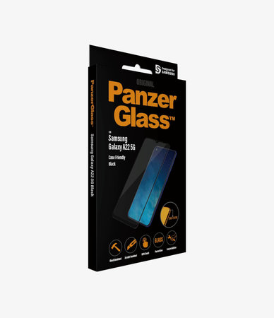 PanzerGlass - Geam Securizat Case Friendly pentru Samsung Galaxy A22 5G, negru